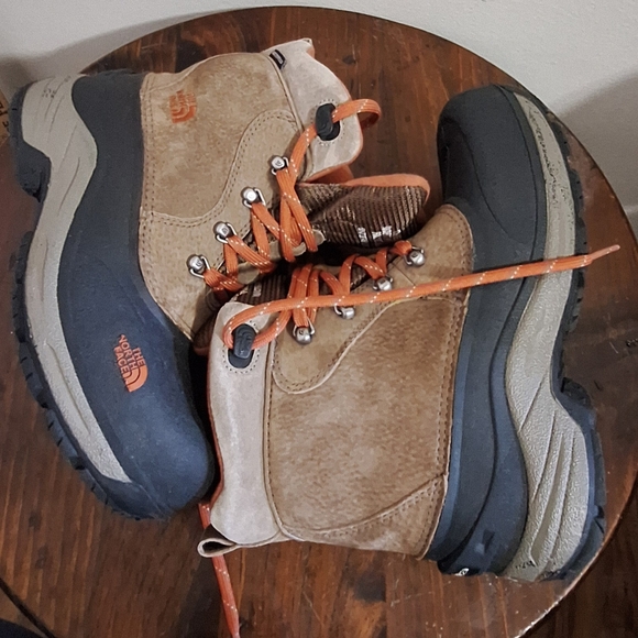 The North Face Men's Tan Hiking Boots Size 6 - Picture 3 of 12
